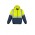 Mens HI Vis Quilted Flying Jacket - Yellow/Navy