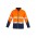 Unisex Hi Vis Soft Shell Jacket - Orange/Navy