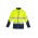 Unisex Hi Vis Soft Shell Jacket - Yellow/Navy