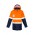 Mens Ultralite Waterproof Jacket - Orange/Navy
