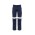 Mens Orange Flame Taped Cargo Pant (Regular) - Navy
