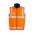 Mens Hi Vis Lightweight Fleece Lined Vest - Orange