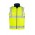 Mens Hi Vis Lightweight Fleece Lined Vest - Yellow
