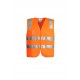 Unisex Hi Vis Full Zip Vest