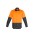 Mens Hi Vis Spliced Industrial Shirt - Orange/Charcoal