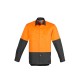 Mens Hi Vis Spliced Industrial Shirt