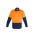Mens Hi Vis Spliced Industrial Shirt - Orange/Navy