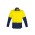 Mens Hi Vis Spliced Industrial Shirt - Yellow/Navy