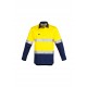 Mens Hi Vis Closed Front L/S Shirt - Hoop Taped