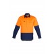Mens Hi Vis Closed Front L/S Shirt