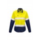 Womens Rugged Cooling Taped Hi Vis Spliced Shirt