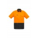 Mens Rugged Cooling Hi Vis Spliced S/S Shirt
