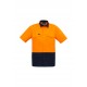 Mens Rugged Cooling Hi Vis Spliced S/S Shirt