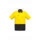 Mens Rugged Cooling Hi Vis Spliced S/S Shirt