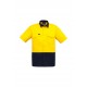 Mens Rugged Cooling Hi Vis Spliced S/S Shirt