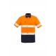 Mens Rugged Cooling Taped Hi Vis Spliced S/S Shirt