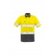 Mens Rugged Cooling Taped Hi Vis Spliced S/S Shirt