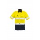 Mens Rugged Cooling Taped Hi Vis Spliced S/S Shirt