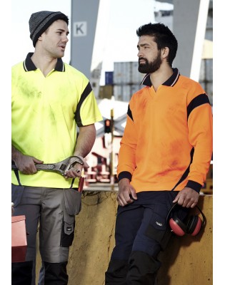 Mens Hi Vis Aztec Polo - Short Sleeve