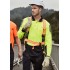 Mens Hi Vis Flux L/S Polo