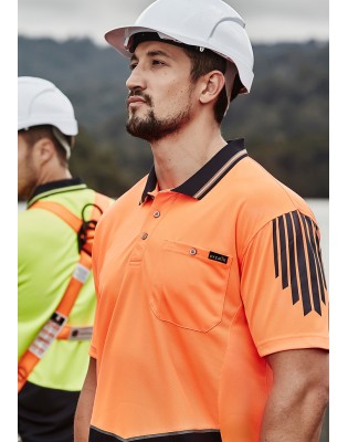 Mens Hi Vis Flux S/S Polo