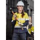Womens Rugged Cooling Taped Hi Vis Spliced Shirt