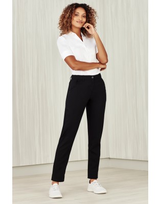 Womens Comfort Waist Slim Leg Pant