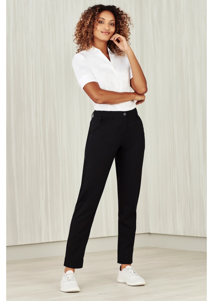 Womens Comfort Waist Slim Leg Pant