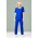 Womens Avery Tailored Fit Round Neck Scrub Top - Electric Blue