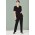 Womens Avery Easy fit V-Neck Scrub Top - Black