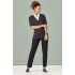 Womens Zip Front Short Sleeve Knit