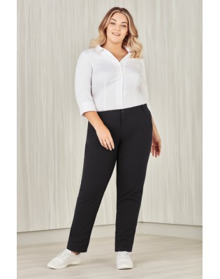 Womens Comfort Waist Straight Leg Pant