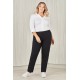 Womens Comfort Waist Straight Leg Pant