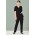 Womens Avery Multi-Pockets Slim Leg Pant - Black