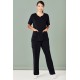 Womens Avery Tailored Fit Round Neck Scrub Top
