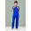 Womens Avery Easy fit V-Neck Scrub Top - Electric Blue
