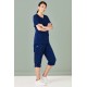 Womens Avery Tailored Fit Round Neck Scrub Top