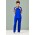 Womens Avery Multi-Pocket Straight Leg Pant - Electric Blue