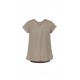 Womens Kayla V-neck Pleat Blouse