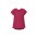 Womens Kayla V-neck Pleat Blouse - Raspberry
