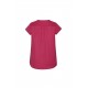 Womens Kayla V-neck Pleat Blouse