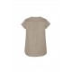 Womens Kayla V-neck Pleat Blouse