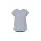 Womens Kayla V-neck Pleat Blouse