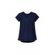 Womens Kayla V-neck Pleat Blouse