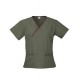 Ladies Contrast Crossover Scrubs Top