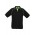 Mens Fusion Polo - Black / Fluro Lime