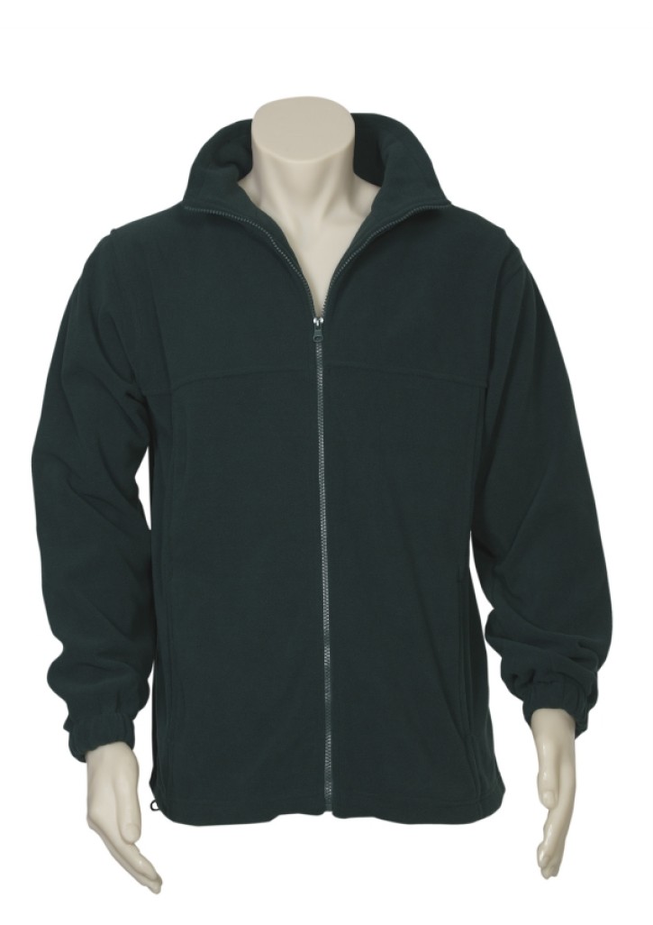 Mens Plain Micro Fleece Jacket