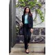 Womens 2 Button Mid Length Jacket