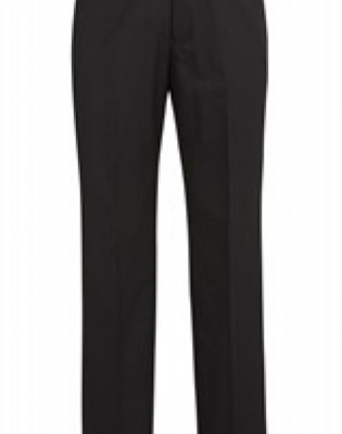 Mens Plain Flat Front Pant