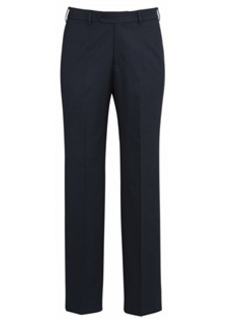 Mens Plain Flat Front Pant